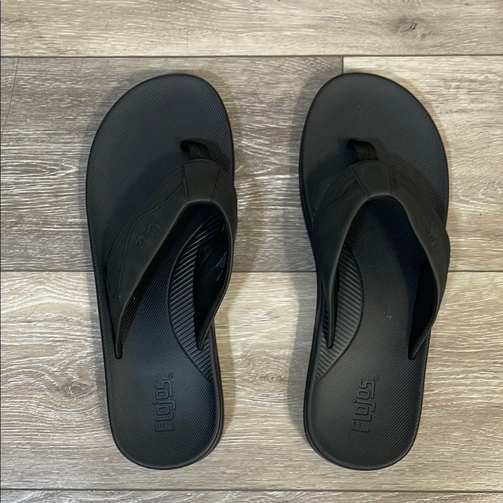 Flojos Black Men's Sandals